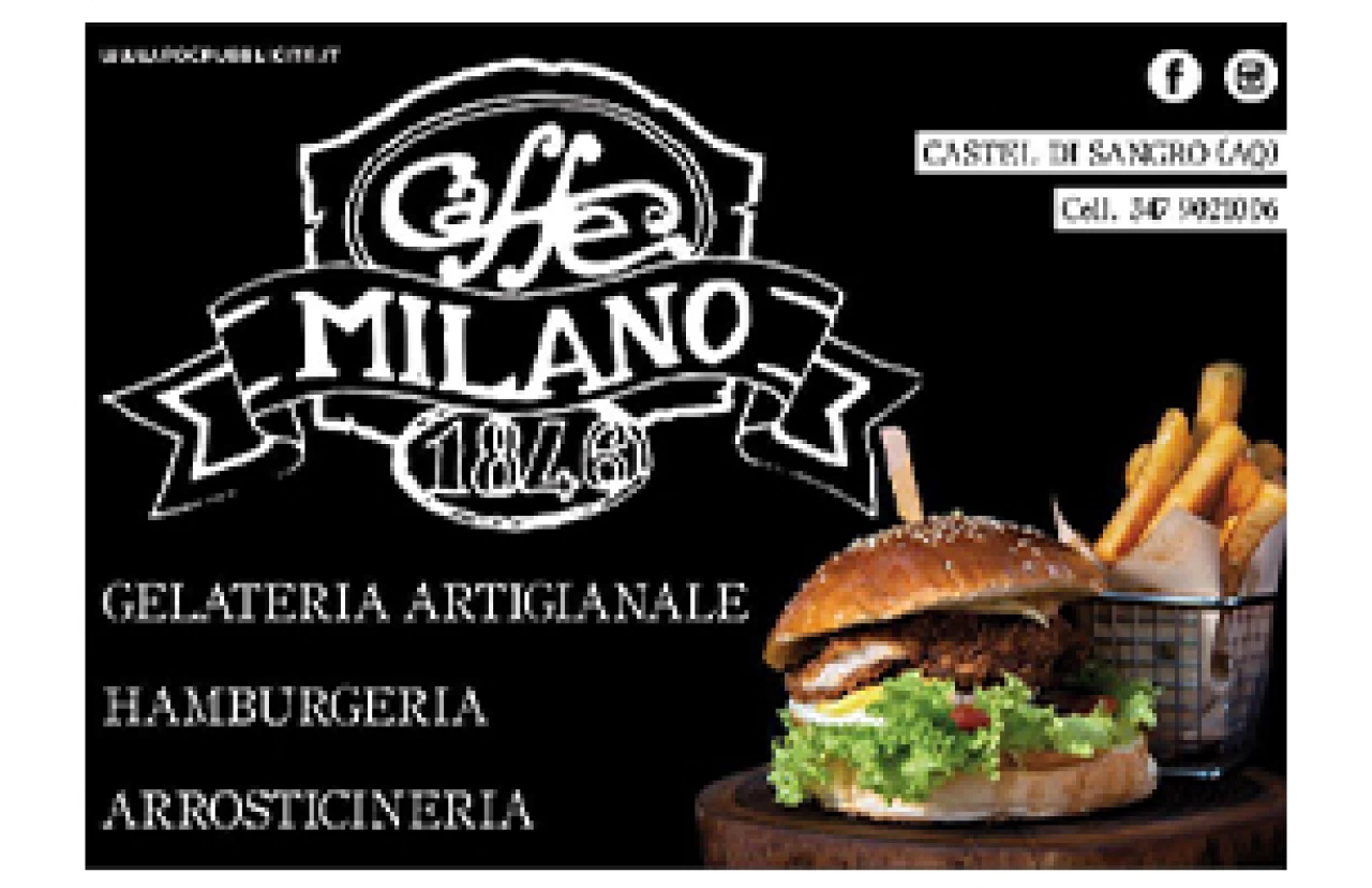 Banner Caffe' Milano Castel Di Sangro 306 per 198 pixel